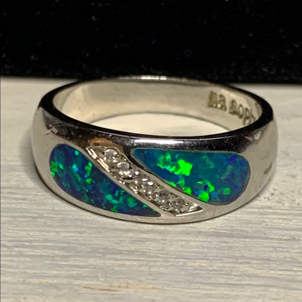 Vintage LIA SOPHIA “Sea Side” Silver Tone Ring